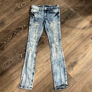 VIP destroyed stretch jeans 1/2